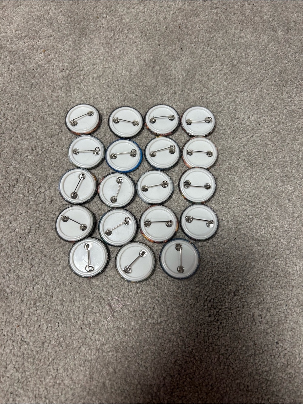 Movie Button Pin Set - Assorted Multicolor - Picture 2 of 2